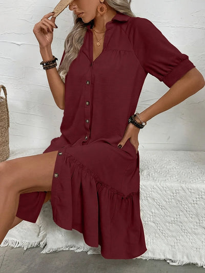 Justine - Robe d'été avec boutons
