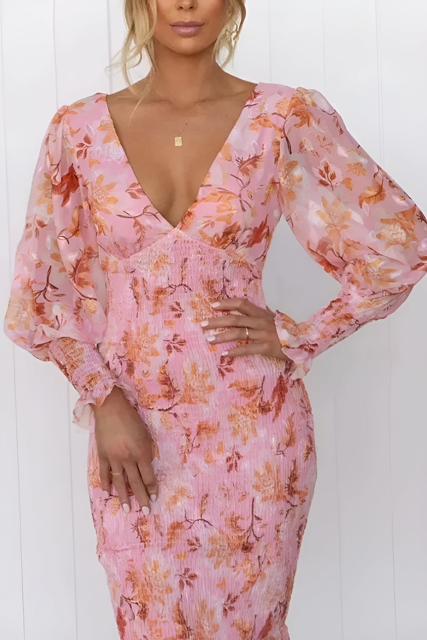 Adèle - Élégante robe fleurie