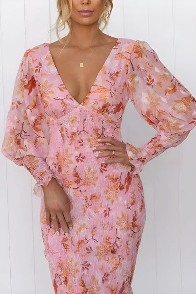 Adèle - Élégante robe fleurie