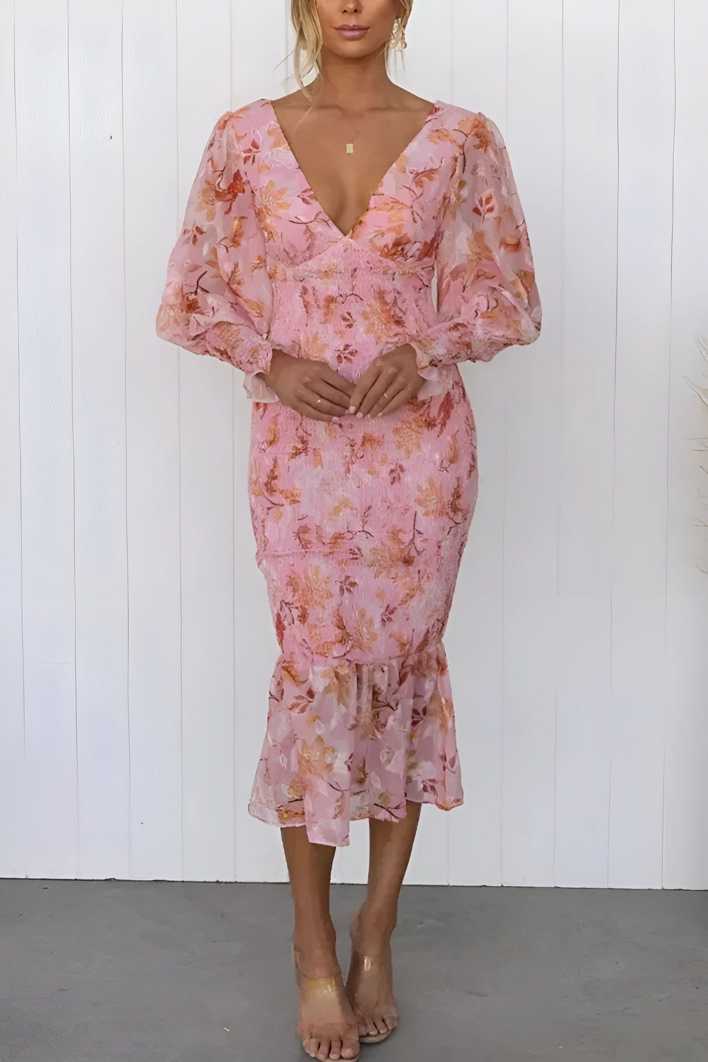Adèle - Élégante robe fleurie