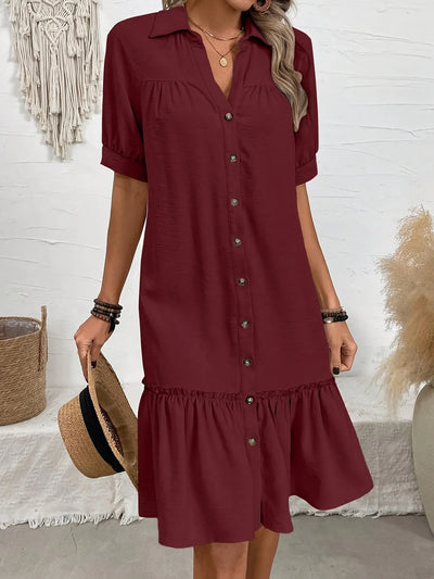 Justine - Robe d'été avec boutons