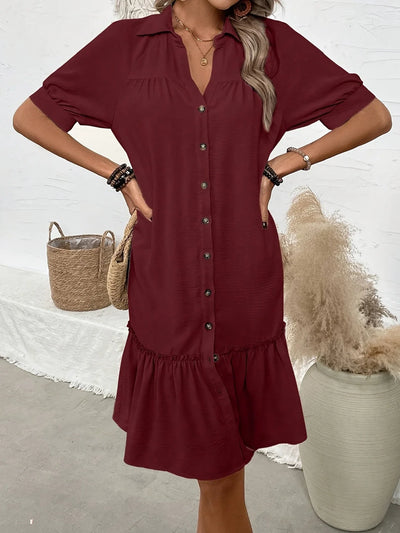 Justine - Robe d'été avec boutons